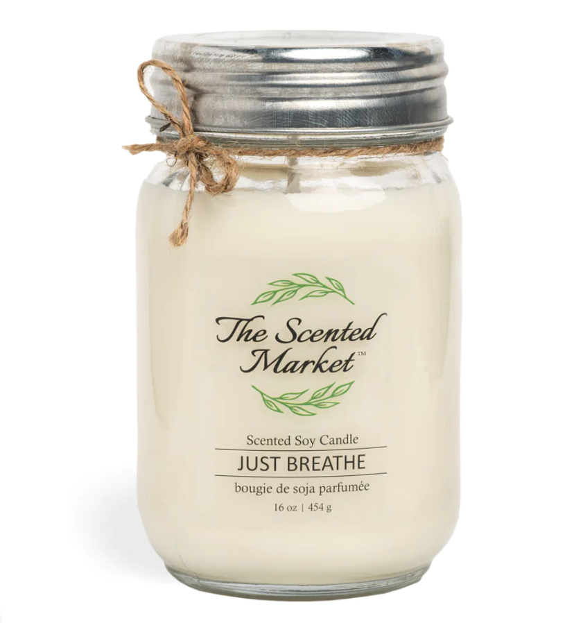 The Scented Market - JUST BREATHE Soy Wax Candle