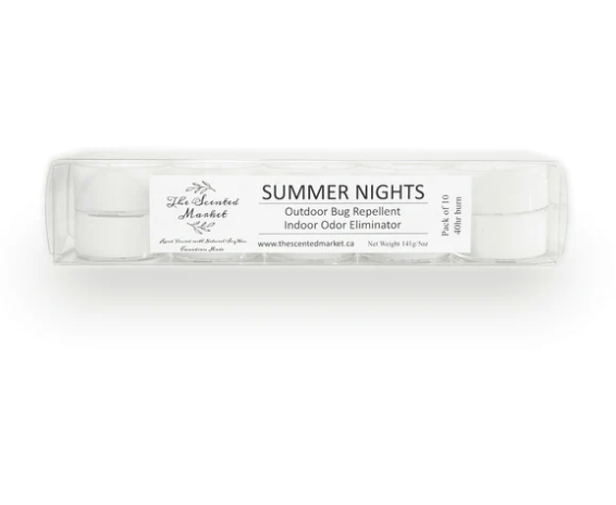 The Scented Market - Summer Nights Tea Lights (Set of 10)
