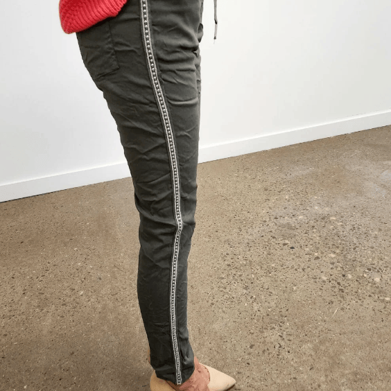 BAZ Apparel - Magic Stretch Joggers with Studs