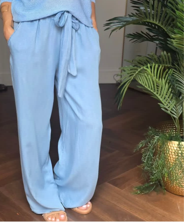 BAZ Wide Leg Tencel Pant