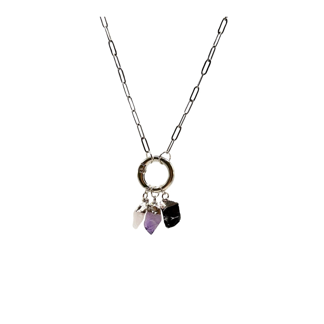 Mayuri's Beads - AQUARIUS Trinity Birthstone Necklace