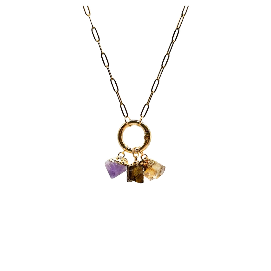 Mayuri's Beads - ARIES Trinity Birthstone Necklace