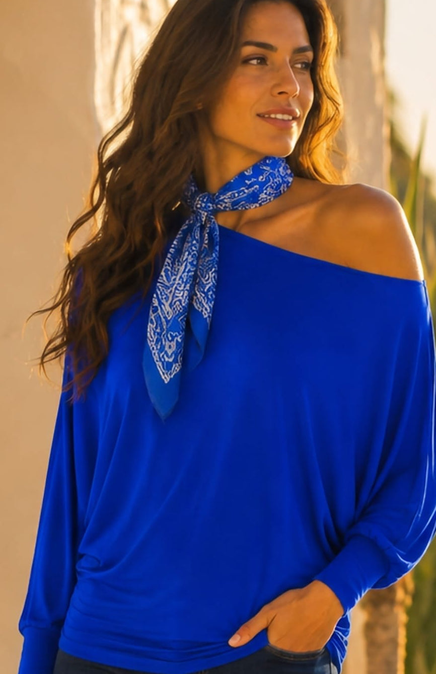 BAZ Bella Batwing Top with Long Sleeves - PREORDER Fall 2026
