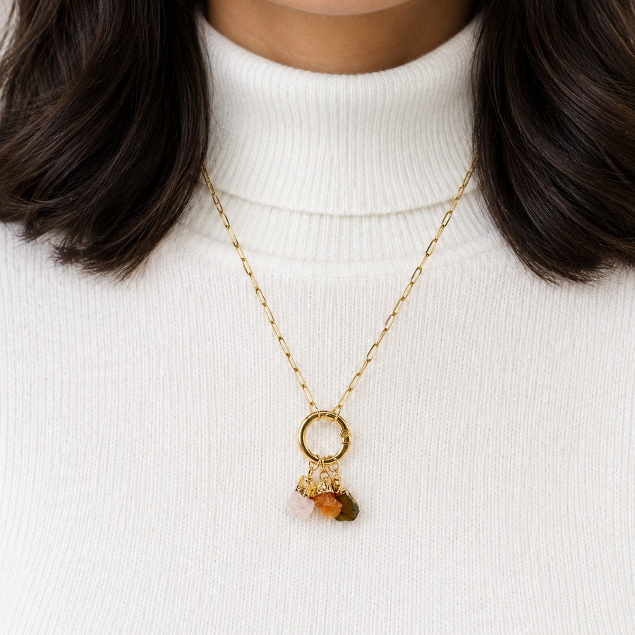 Mayuri's Beads - CAPRICORN Trinity Birthstone Necklace
