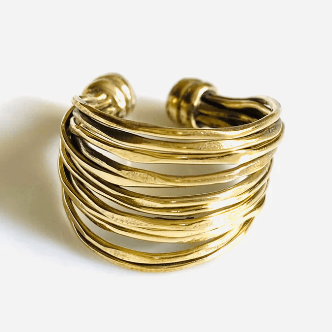 Love Not Fear FREYA Brass Ring