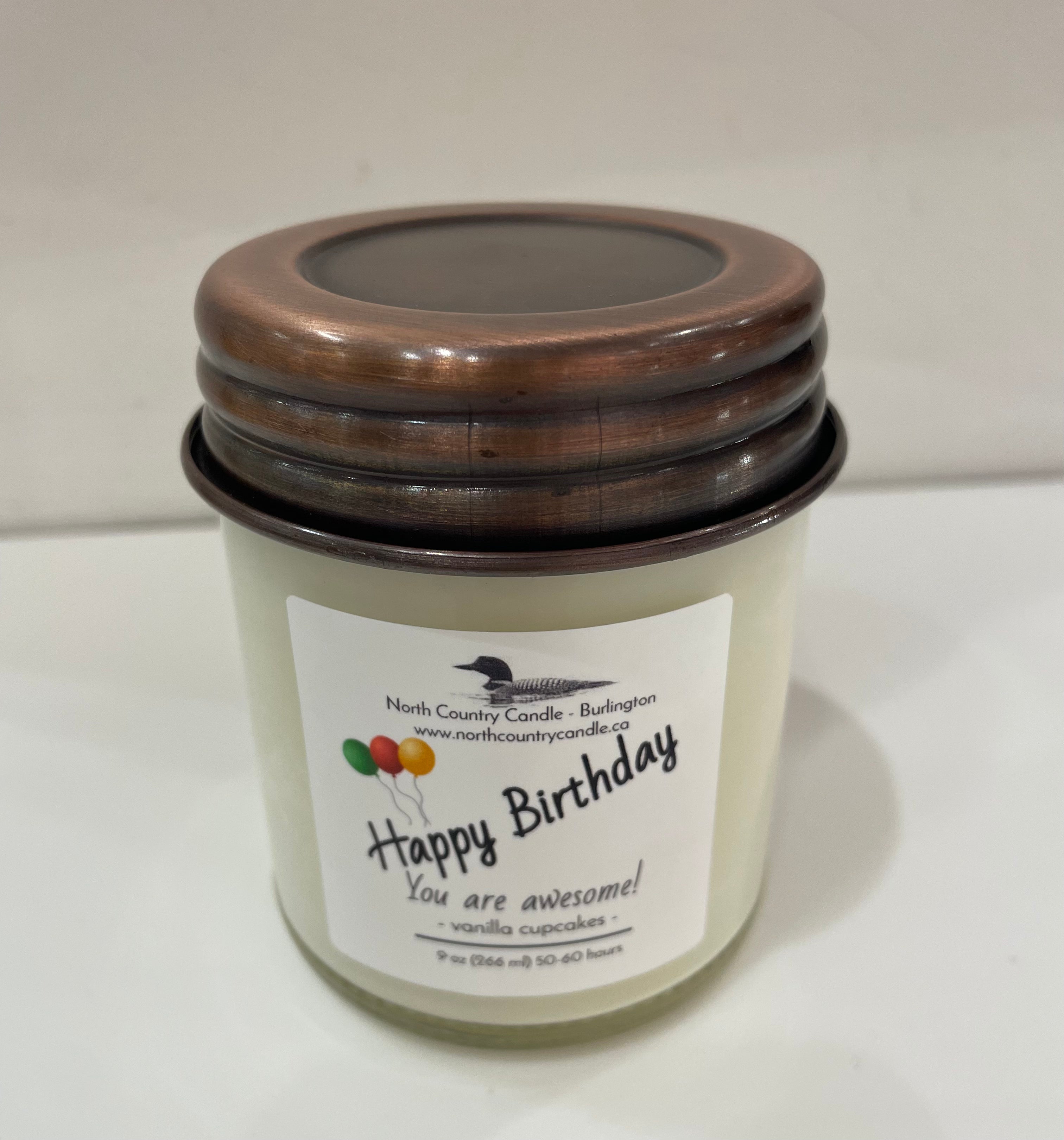 North Country Candle HAPPY BIRTHDAY 9oz Soy Candle