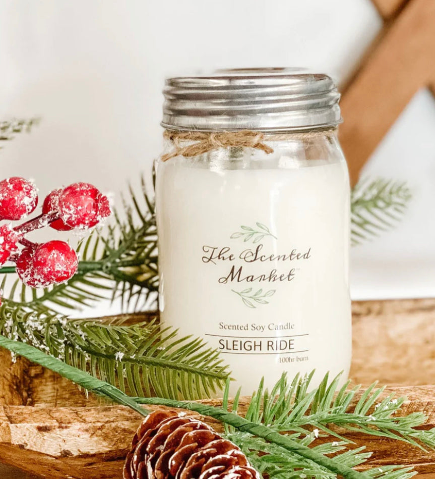 The Scented Market SLEIGH RIDE Soy Candle