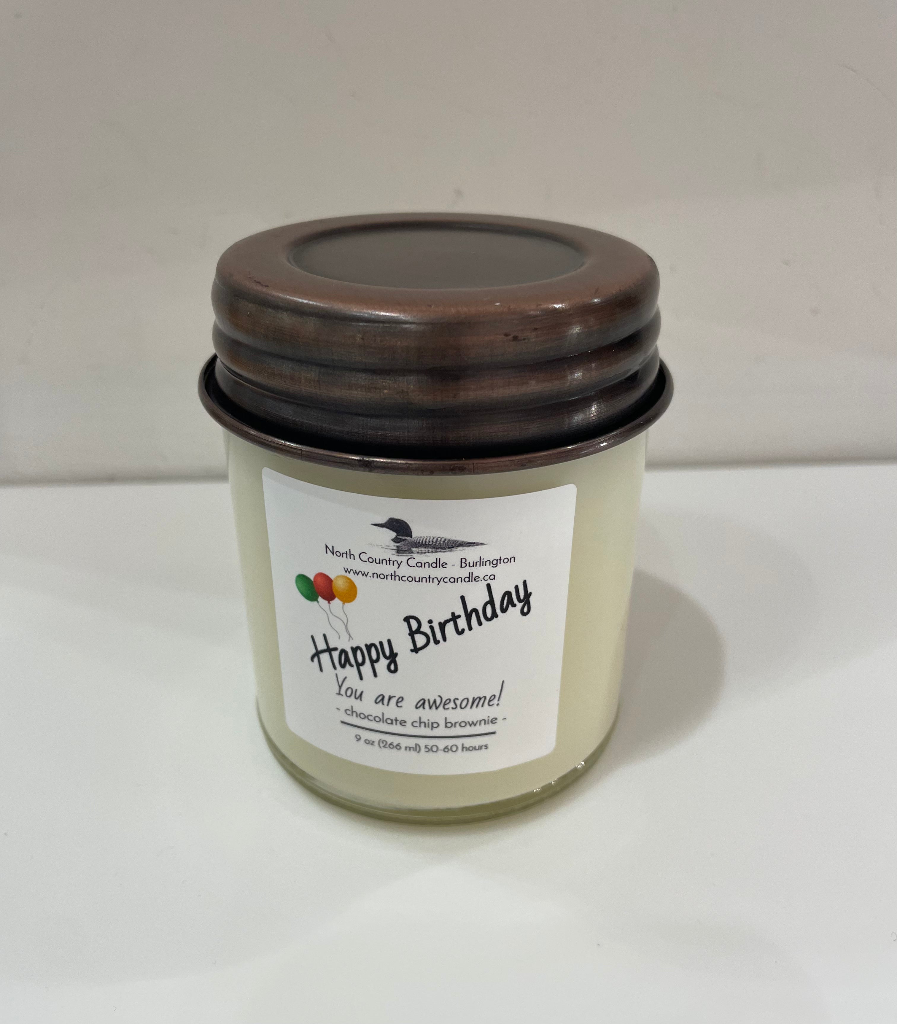 North Country Candle HAPPY BIRTHDAY 9oz Soy Candle