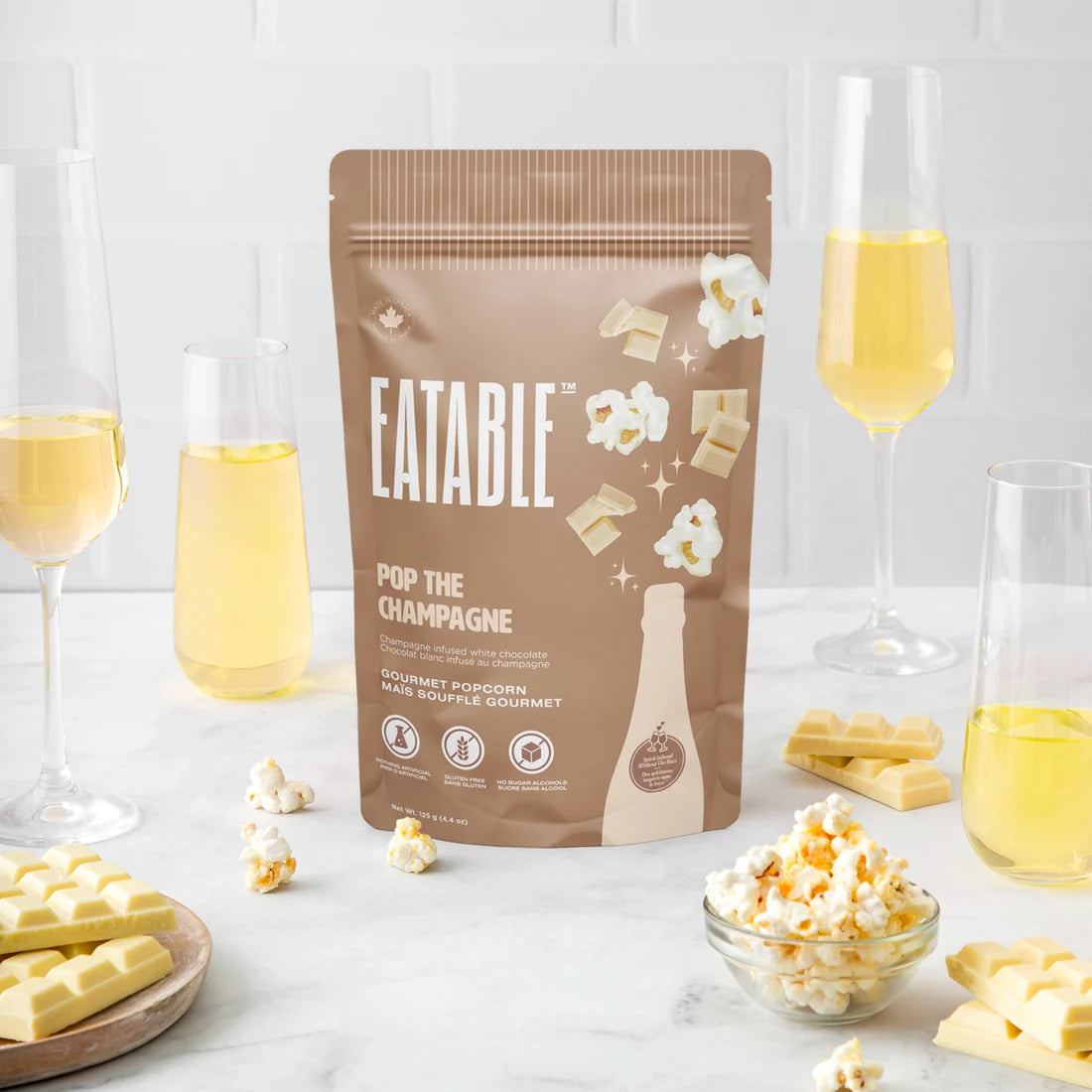 EATABLE Gourmet Popcorn - Pop the Champagne