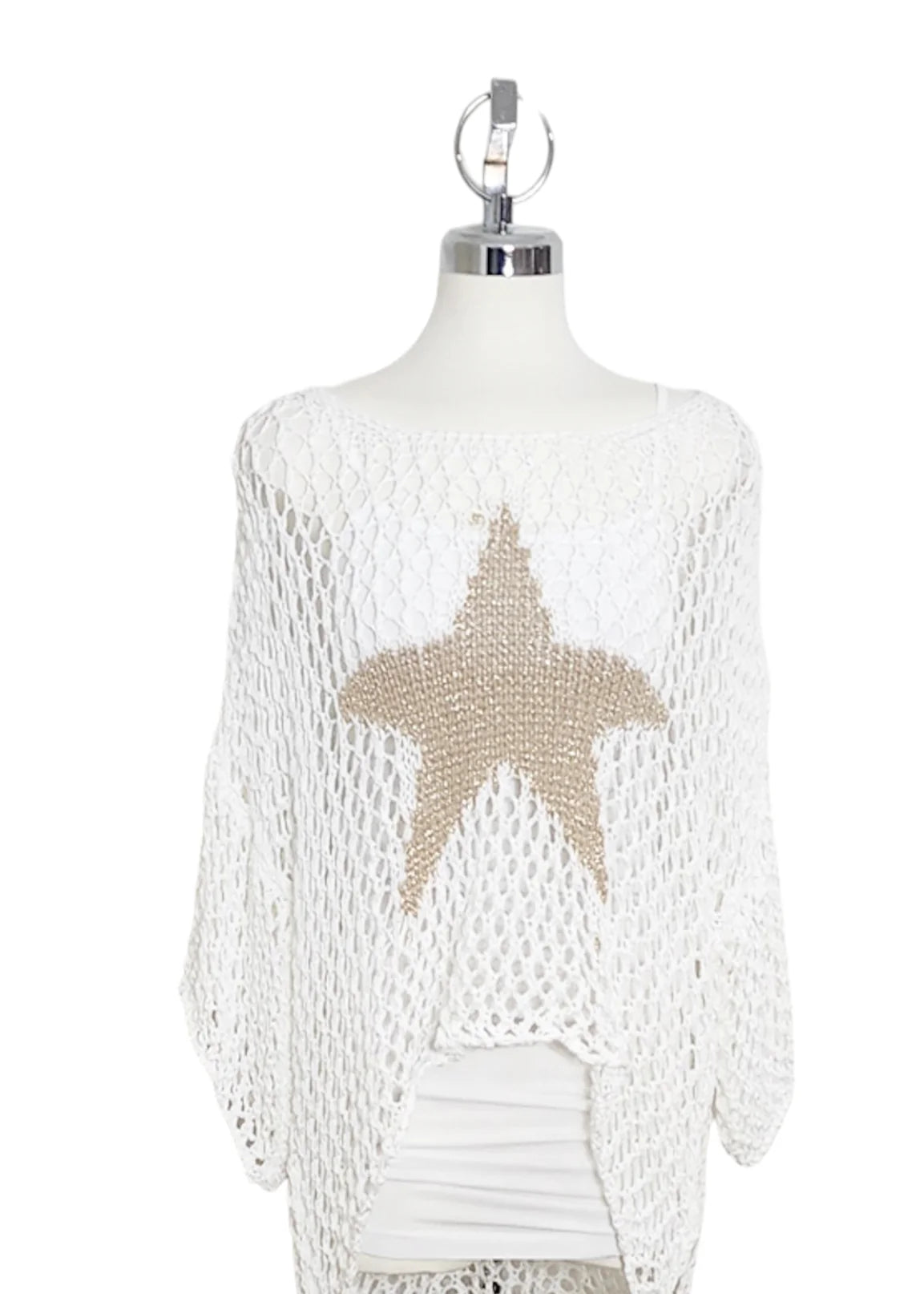 BAZ Crochet Star Sweater
