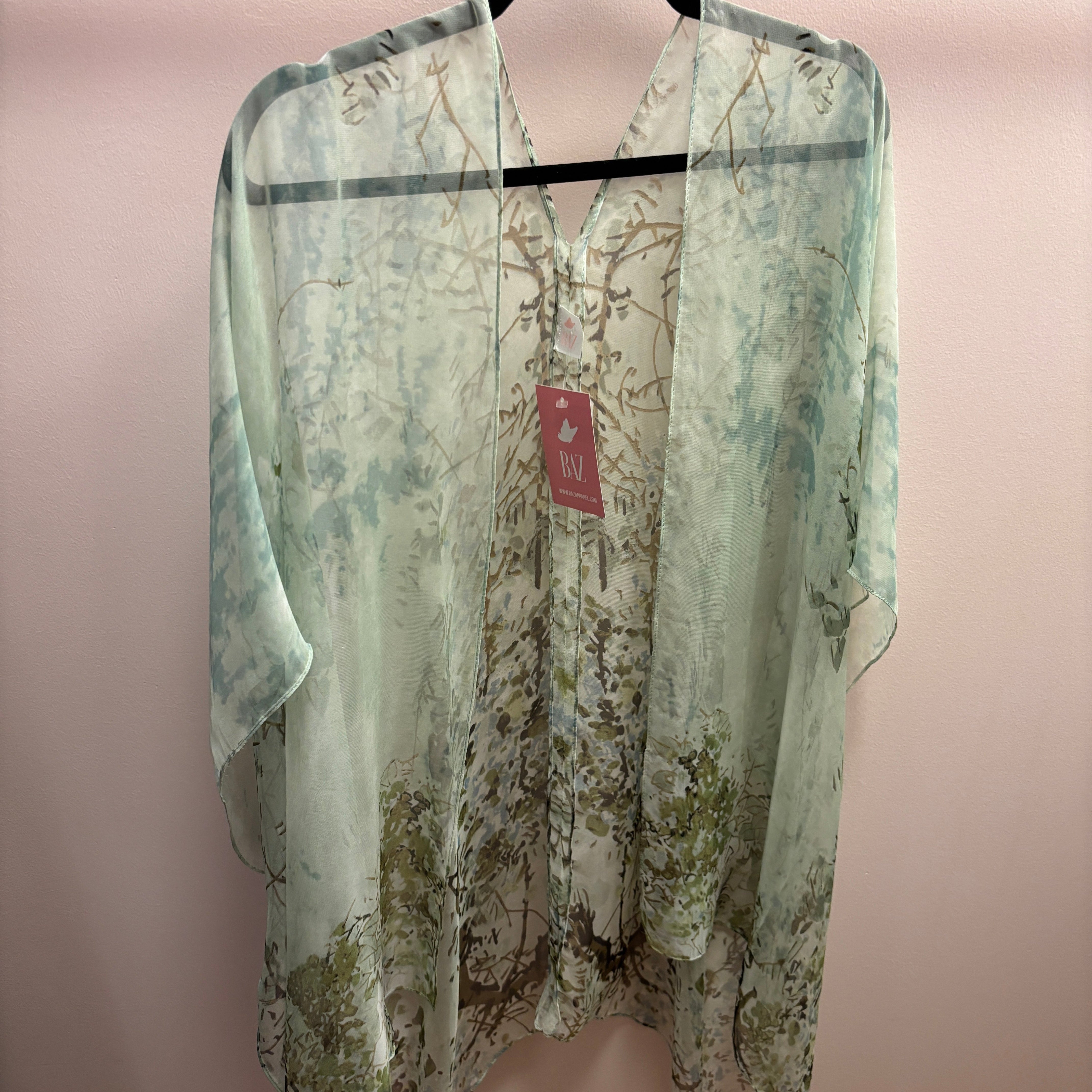 BAZ Kimono - Green Woodland
