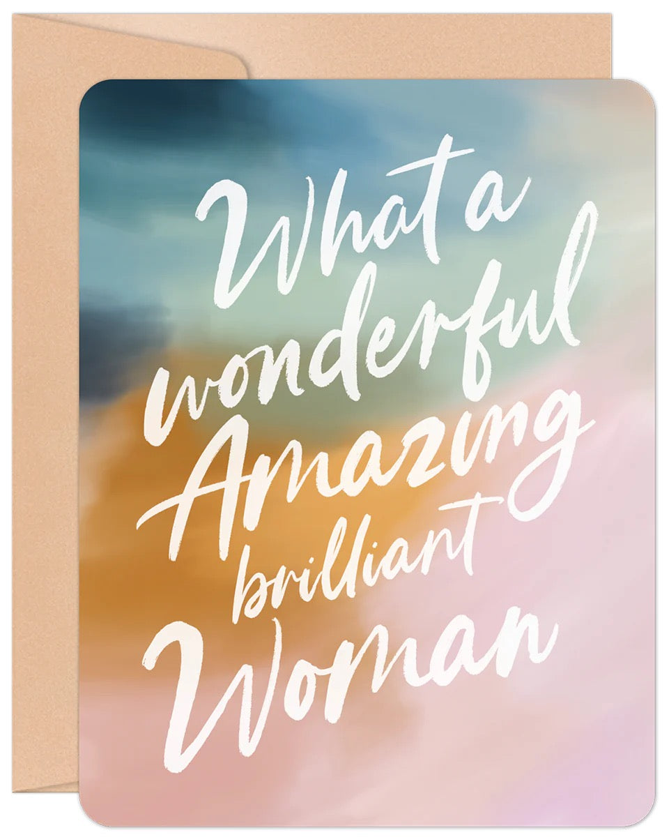 Willow & Ivy Press BRILLIANT WOMAN Blank Card