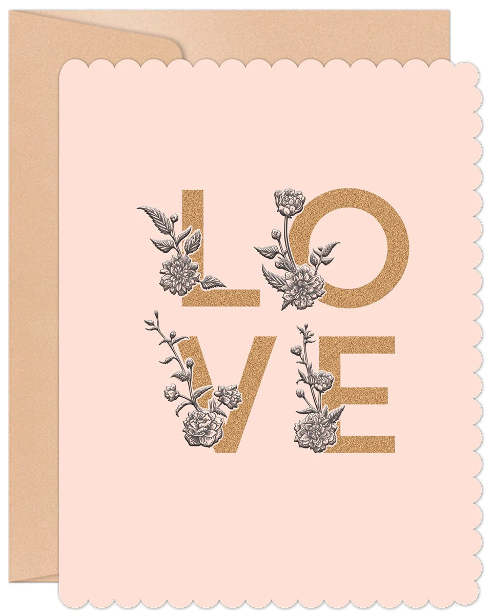 Willow & Ivy Press LOVE Blank Card