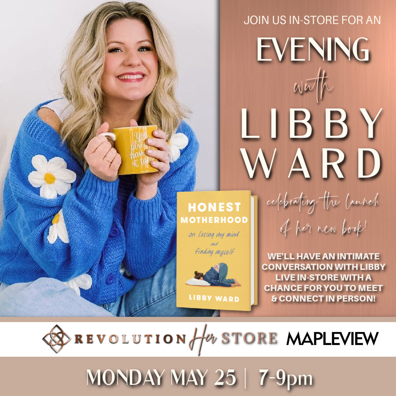 An Evening with Libby Ward (May 25, Mapleview)