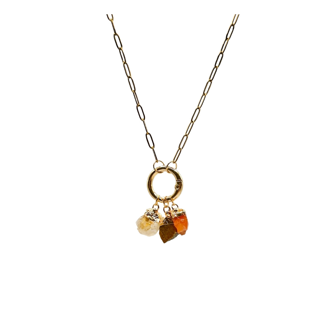 Mayuri's Beads - LEO Trinity Birthstone Necklace