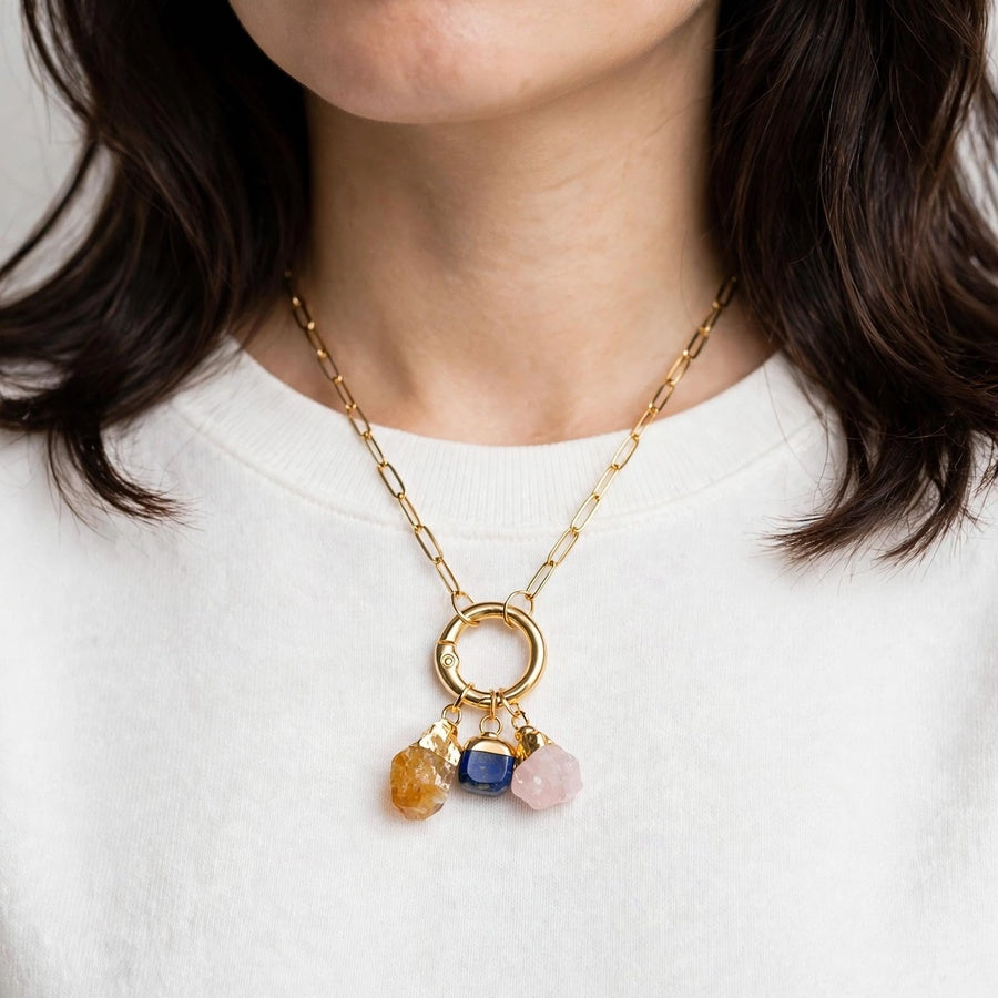 Mayuri's Beads - LIBRA Trinity Birthstone Necklace