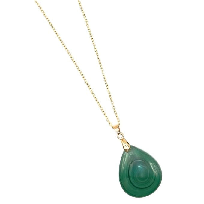 Mayuri's Beads - MALACHITE Mystique Pendant Necklace