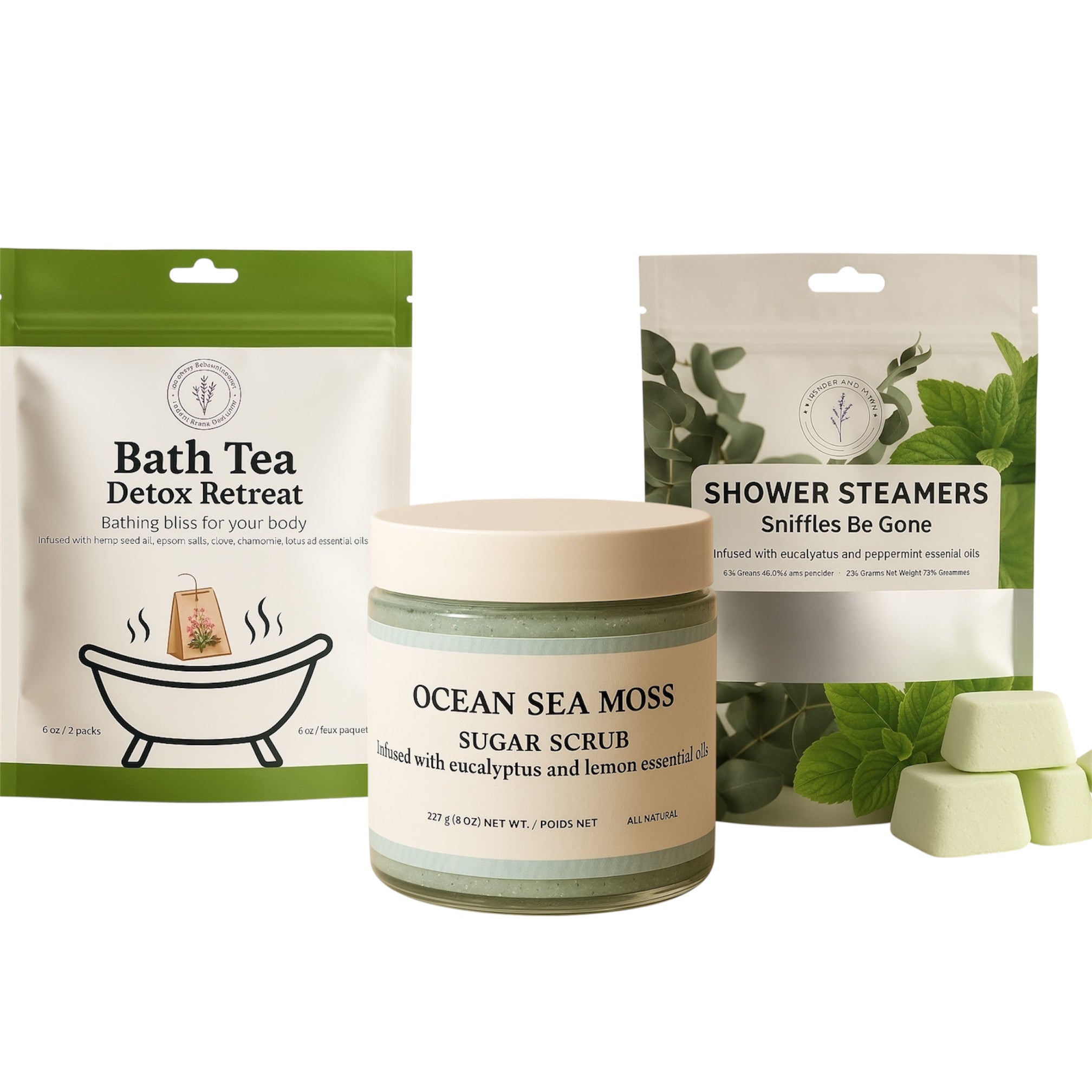 Lavender & Water Shower Steamers - Sniffles Be Gone