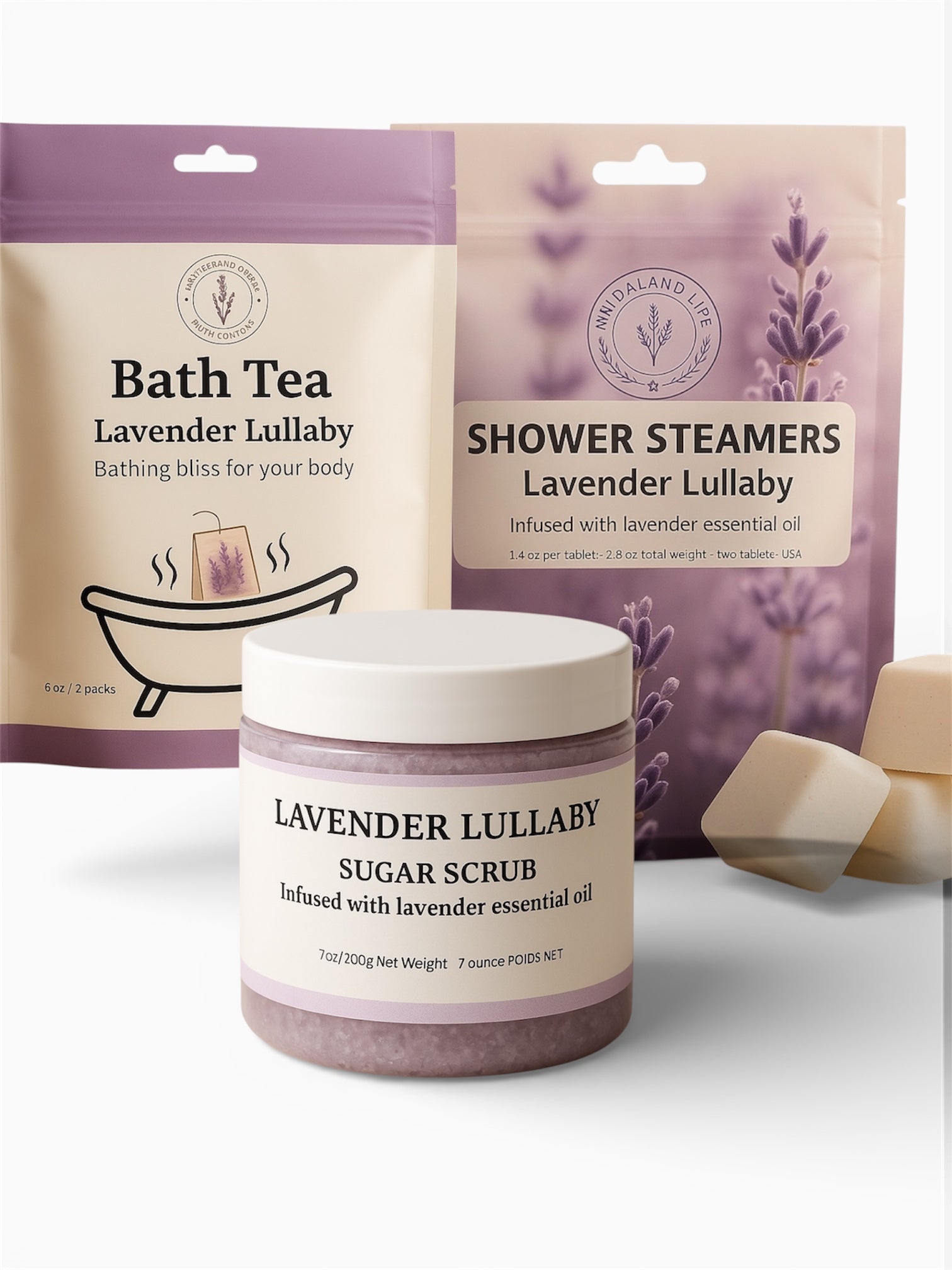 Lavender & Water Shower Steamers - Lavender Lullaby