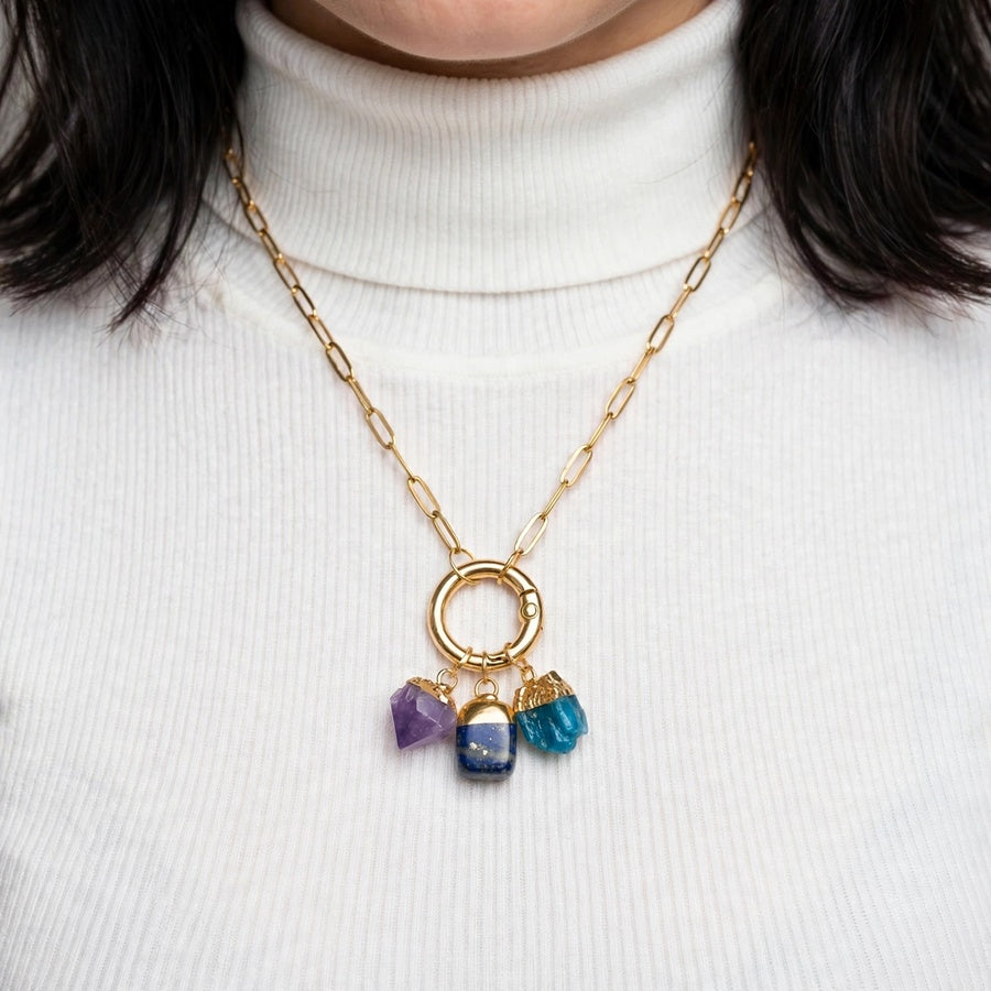 Mayuri's Beads - PISCES Trinity Birthstone Necklace