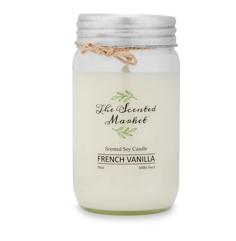 The Scented Market - French Vanilla Soy Wax Candle