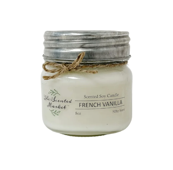 The Scented Market - French Vanilla Soy Wax Candle