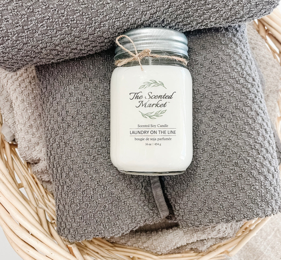 The Scented Market - Laundry On The Line Soy Wax Candle