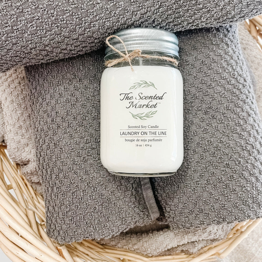 The Scented Market - LAUNDRY ON THE LINE Soy Wax Candle