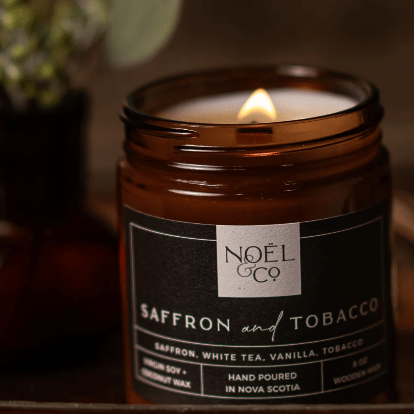 NOËL & CO Saffron + Tobacco 8oz Candle