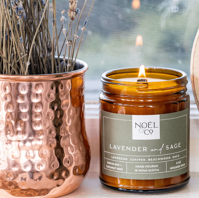 NOËL & CO Lavender + Sage 8oz Candle