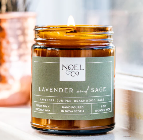 NOËL & CO Lavender + Sage 8oz Candle