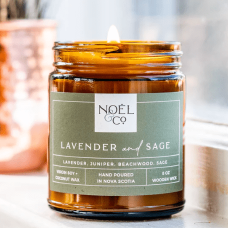 NOËL & CO Lavender + Sage 8oz Candle