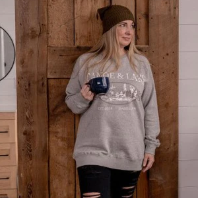 Canoe & Lake HERITAGE Crew Sweater