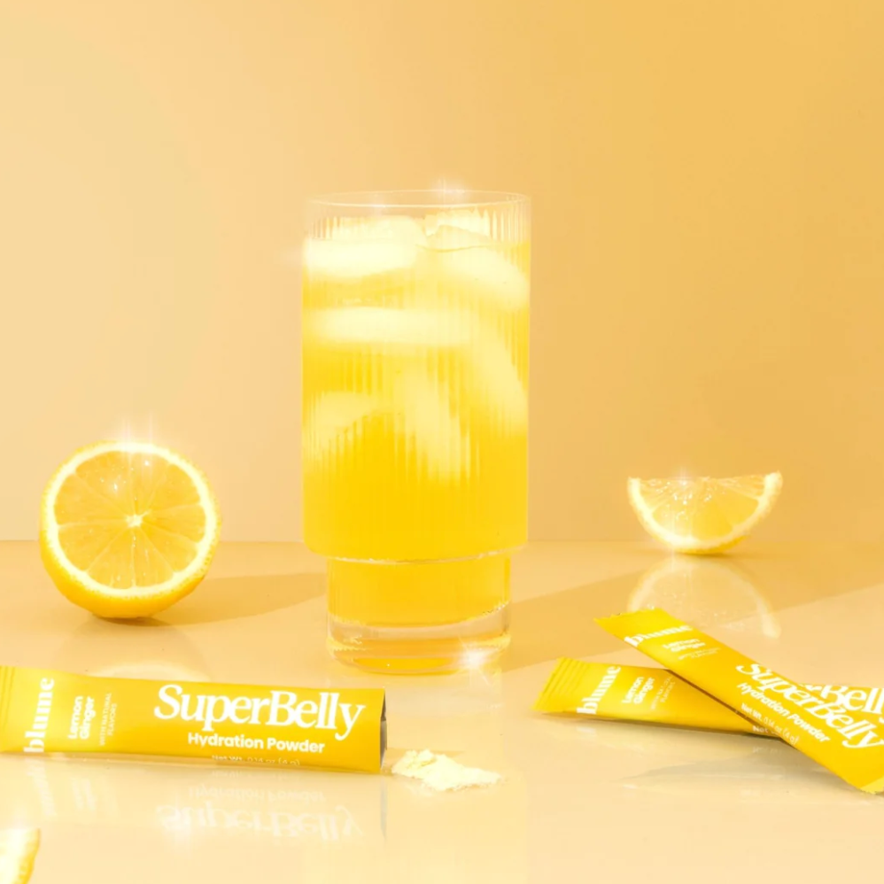 BLUME SuperBelly Lemon Ginger Hydration Powder