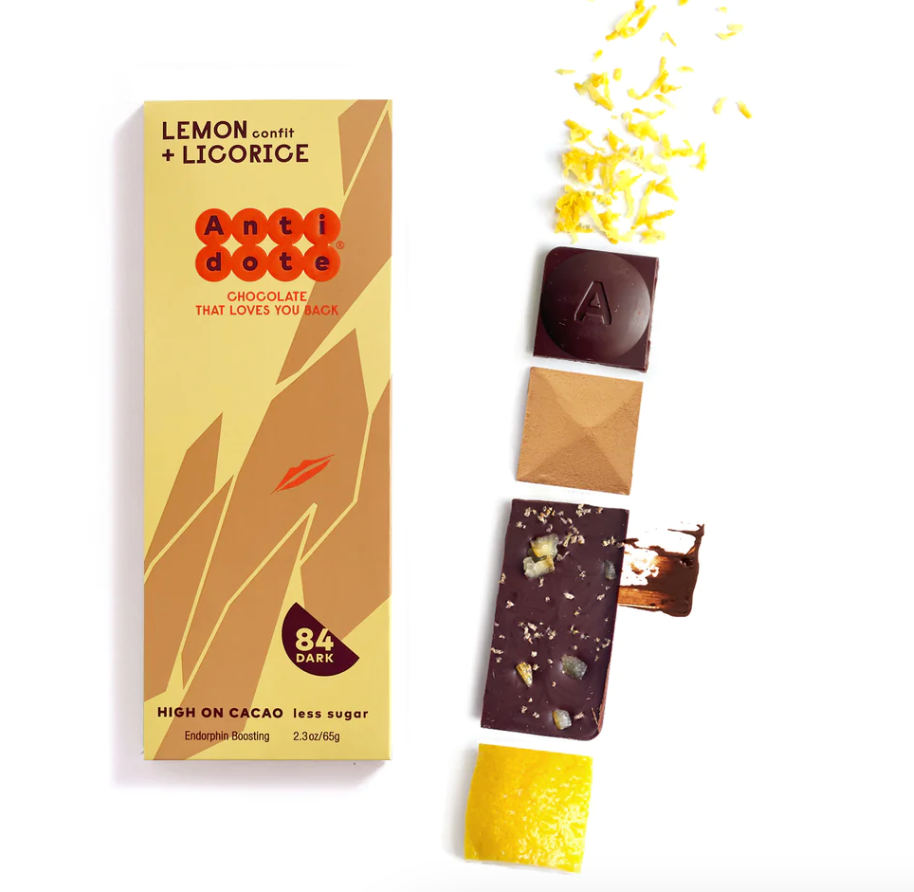Antidote Chocolate - Lemon Confit + Licorice