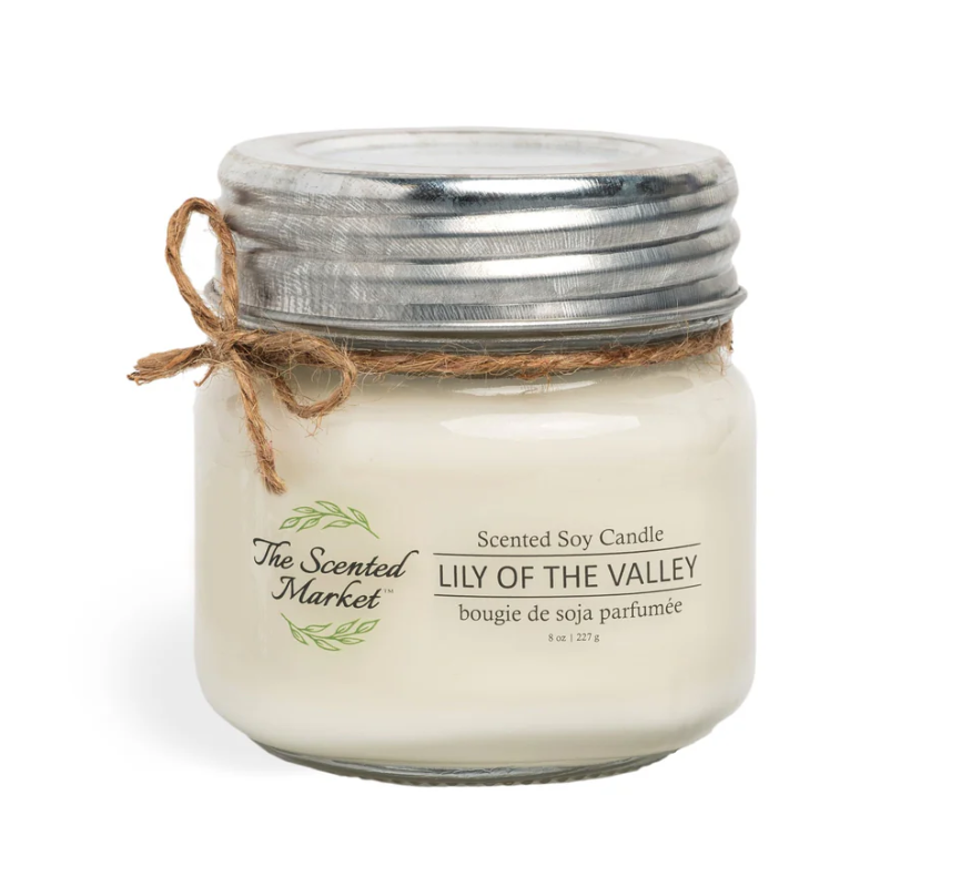 The Scented Market - Lily of the Valley Soy Wax Candle