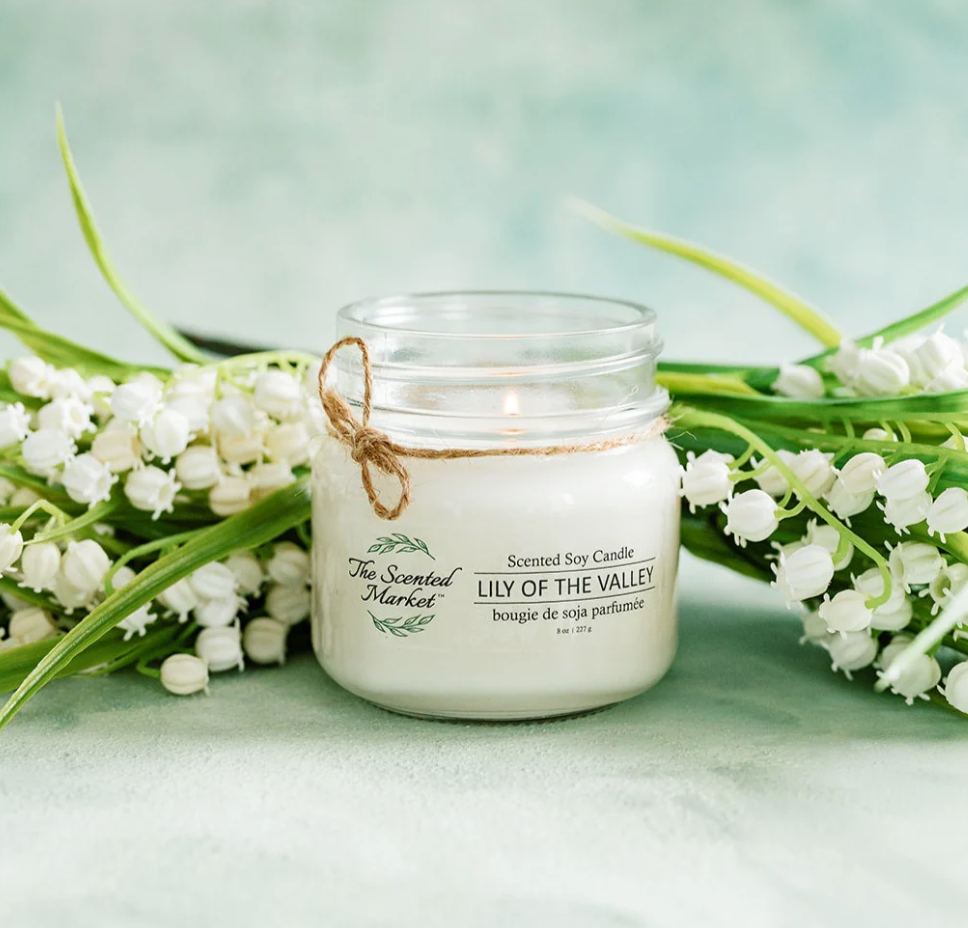 The Scented Market - Lily of the Valley Soy Wax Candle