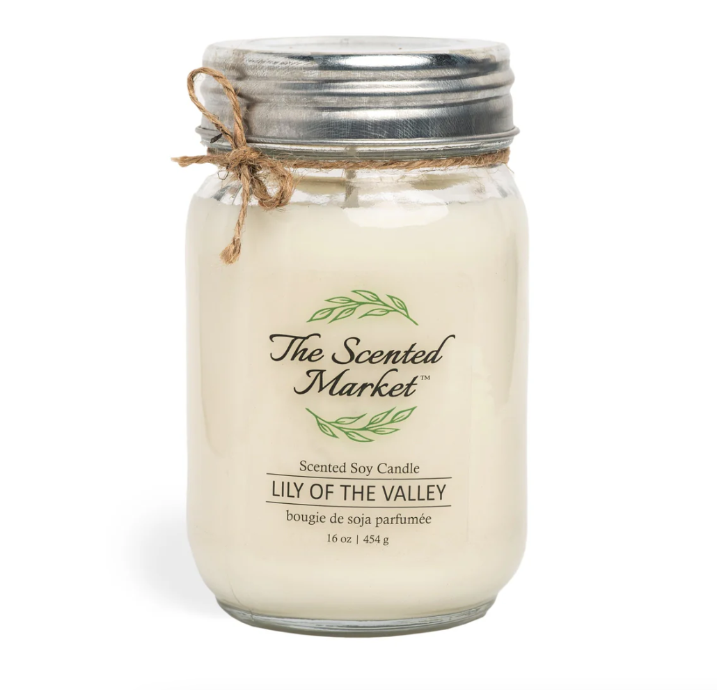 The Scented Market - Lily of the Valley Soy Wax Candle