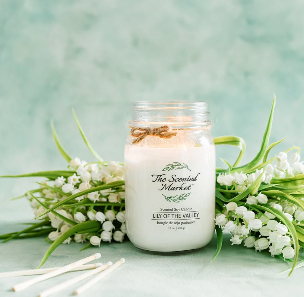 The Scented Market - Lily of the Valley Soy Wax Candle