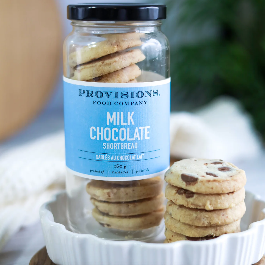 Provisions Food Co. Cookie Jar - Milk Chocolate Shortbread