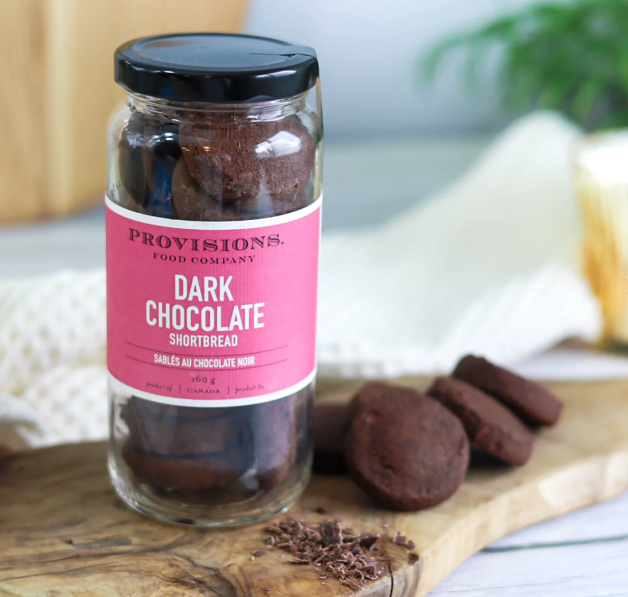 Provisions Food Co. Cookie Jar - Dark Chocolate Shortbread