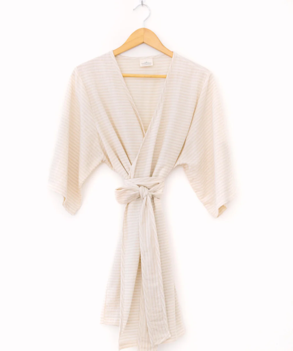Tofino Towel Co. FRESH Coverup Beige/White