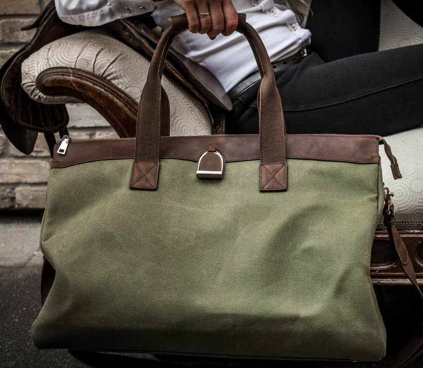 Oakbark & Chrome Weekend Bag