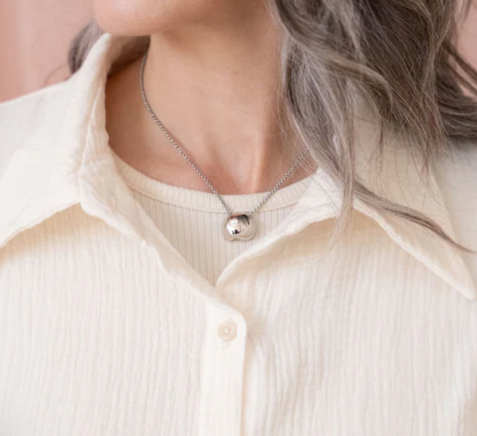 Encircled - Airy Gauze Button Up Shirt