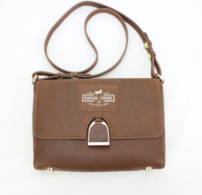 Oakbark & Chrome Shoulder Bag