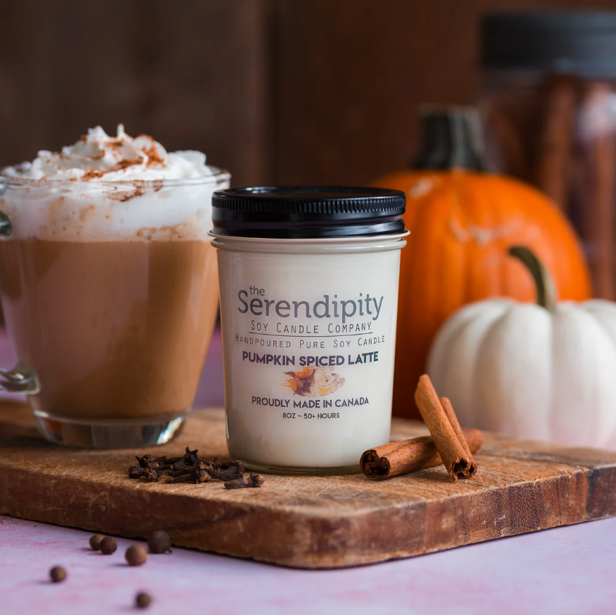 Serendipity Candles - Pumpkin Spiced Latte 8oz