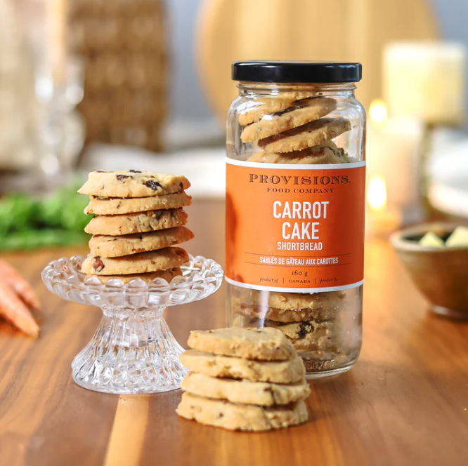 Provisions Food Co. Cookie Jar - Carrot Cake Shortbread