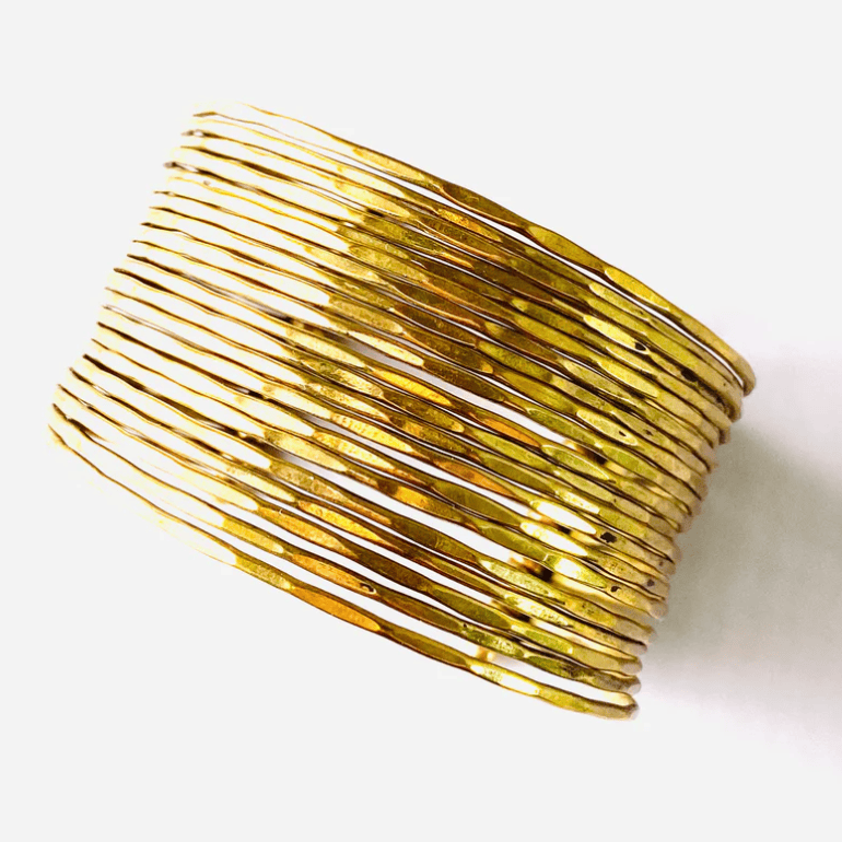 Love Not Fear BRIGID Brass Cuff