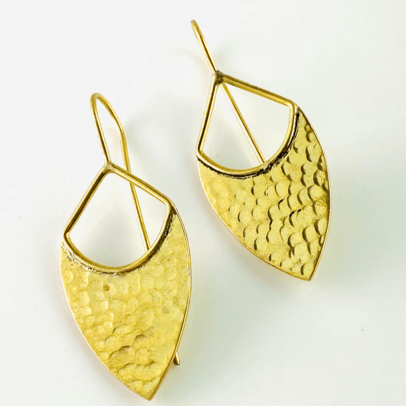 Love Not Fear DAKINI Brass Earrings