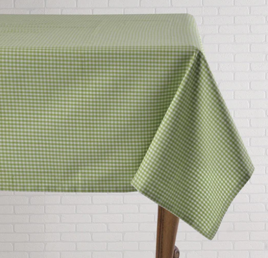 Mahogany GINGHAM Long Tablecloth (60" x 120")